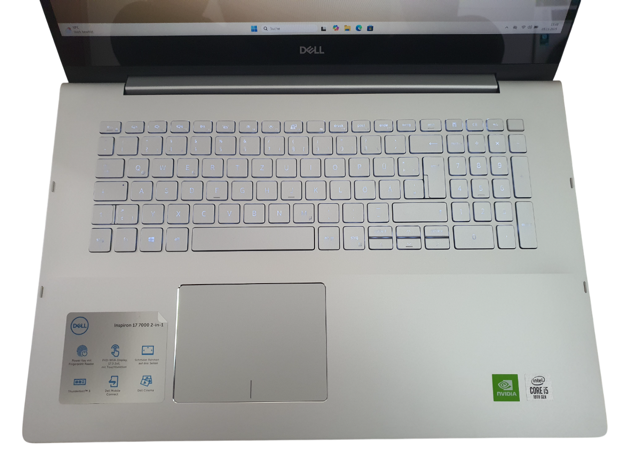 Dell Inspiron 7791 2in1 Laptop 17 Zoll Full HD + Touch 512GB SSD + NEUE 256GB SSD – Bild 7