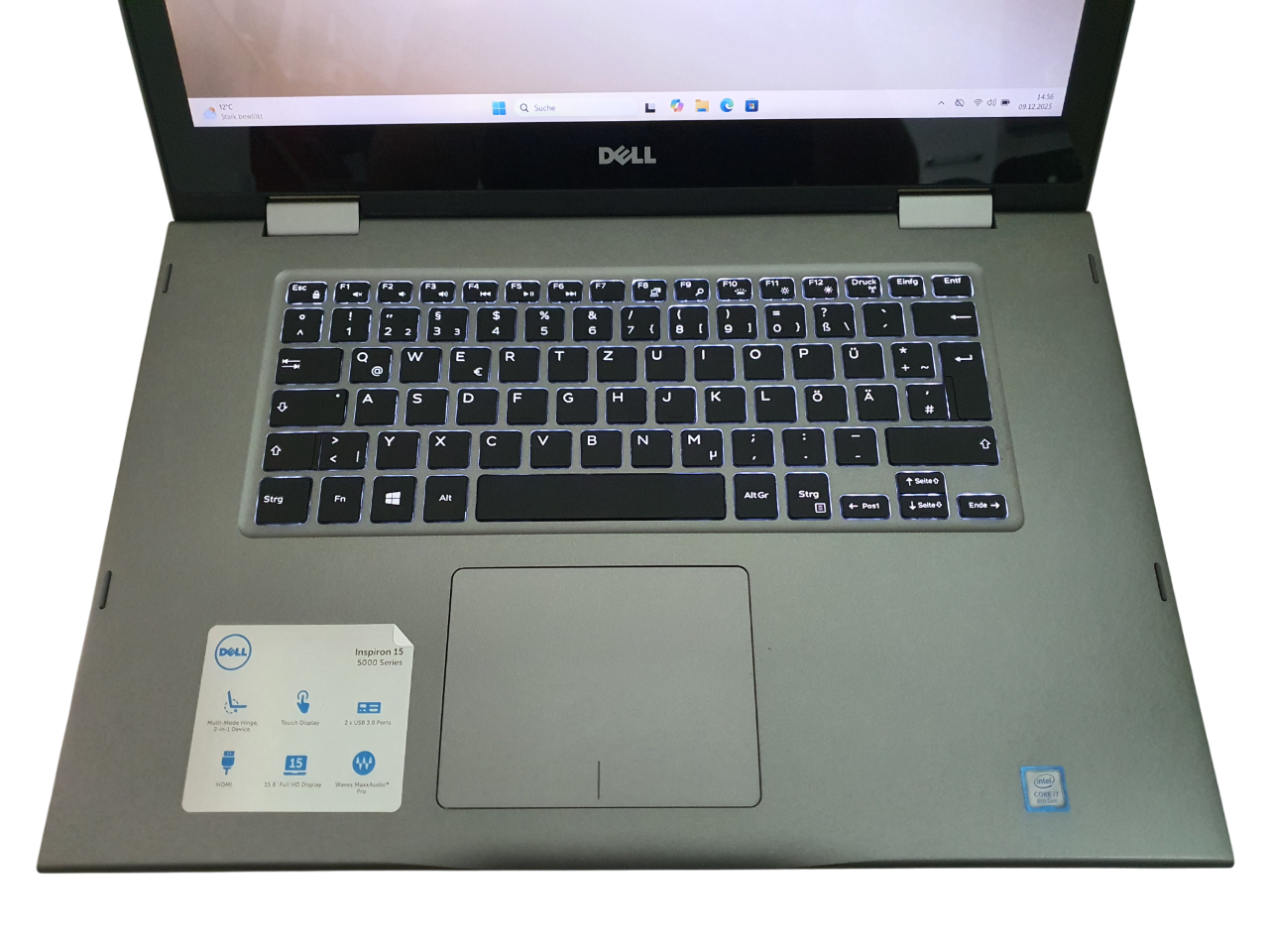 Dell Inspiron 5579 2in1 15 Zoll Full HD + Touch 512GB SSD 16GB RAM NEUER Akku Win 11 – Bild 8