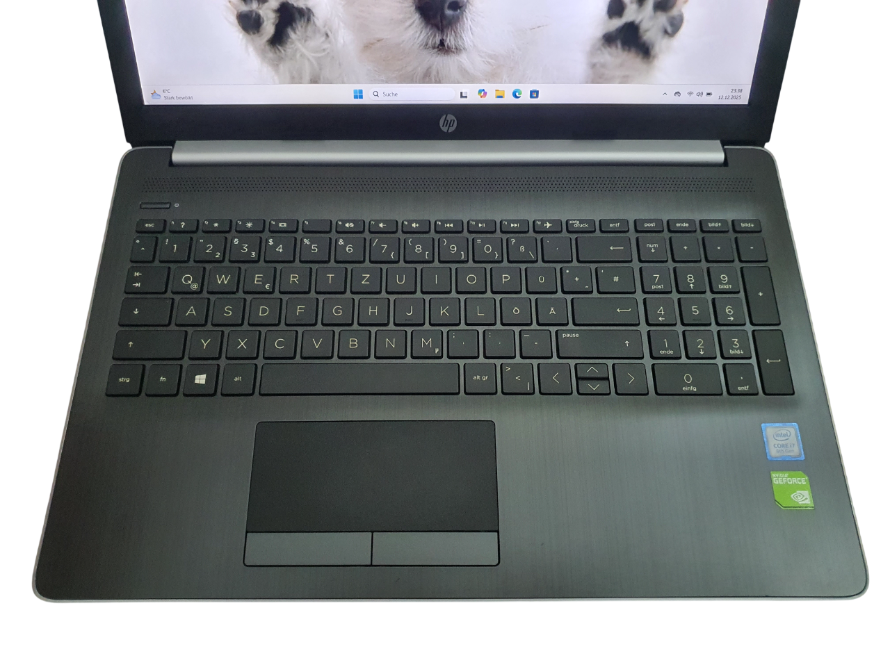 HP 15-da0316ng i7-8550U 15,6 Zoll Full HD 16GB RAM 2x 256GB SSD Win 11 – Bild 3