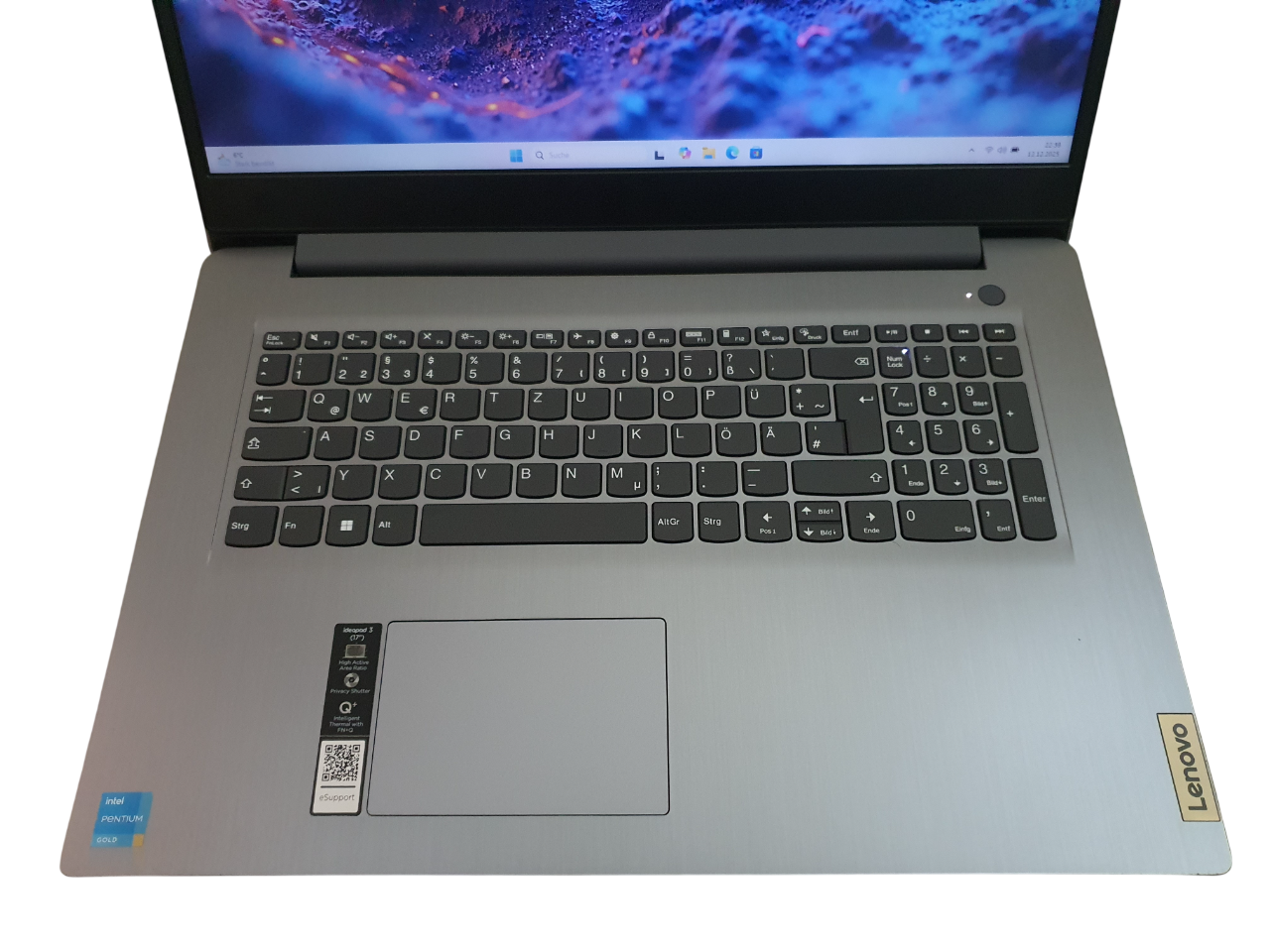 Lenovo Ideapad 3 17ITL6 Laptop 17,3 Zoll Gold 7505 512GB SSD 8GB RAM Win 11 – Bild 3