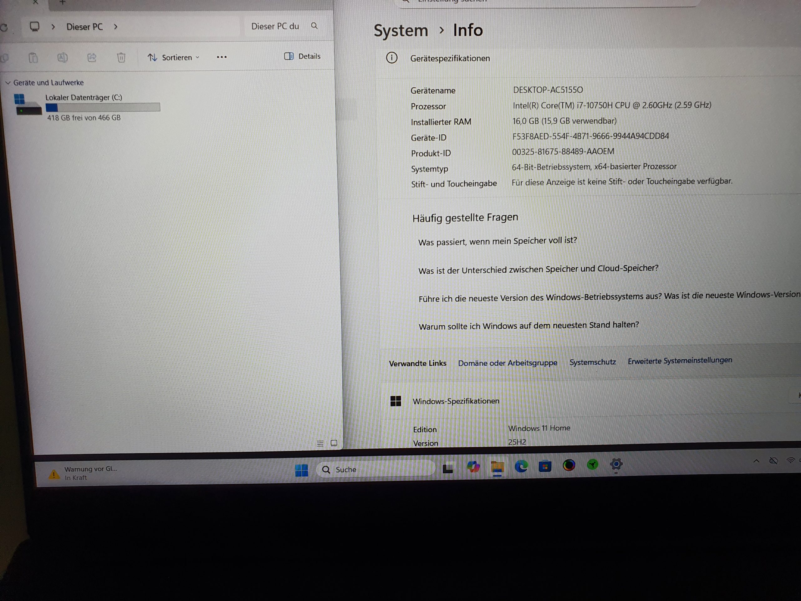Razer Blade 15 RZ09 i7-10750H HEXA Core Full HD 16GB RAM 512GB SSD Win 11 – Bild 9