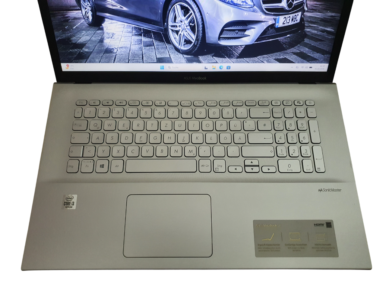 Asus VivoBook S17 i3-1005G1 17,3 Zoll 512GB SSD 8GB RAM Win 11 wie NEU – Bild 4