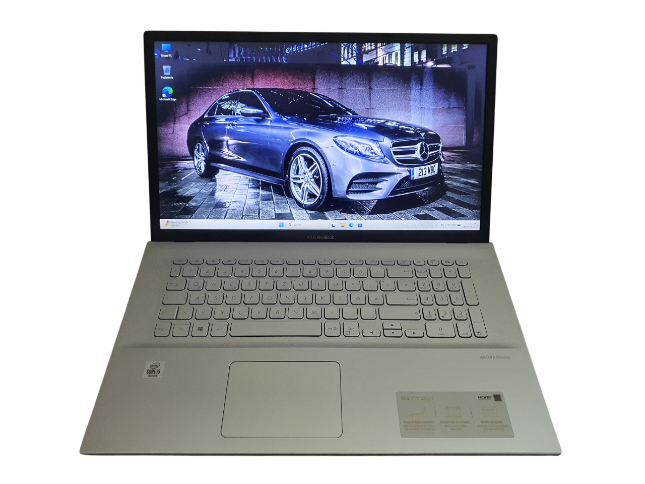 Asus VivoBook S17 i3-1005G1 17,3 Zoll 512GB SSD 8GB RAM Win 11 wie NEU – Bild 2