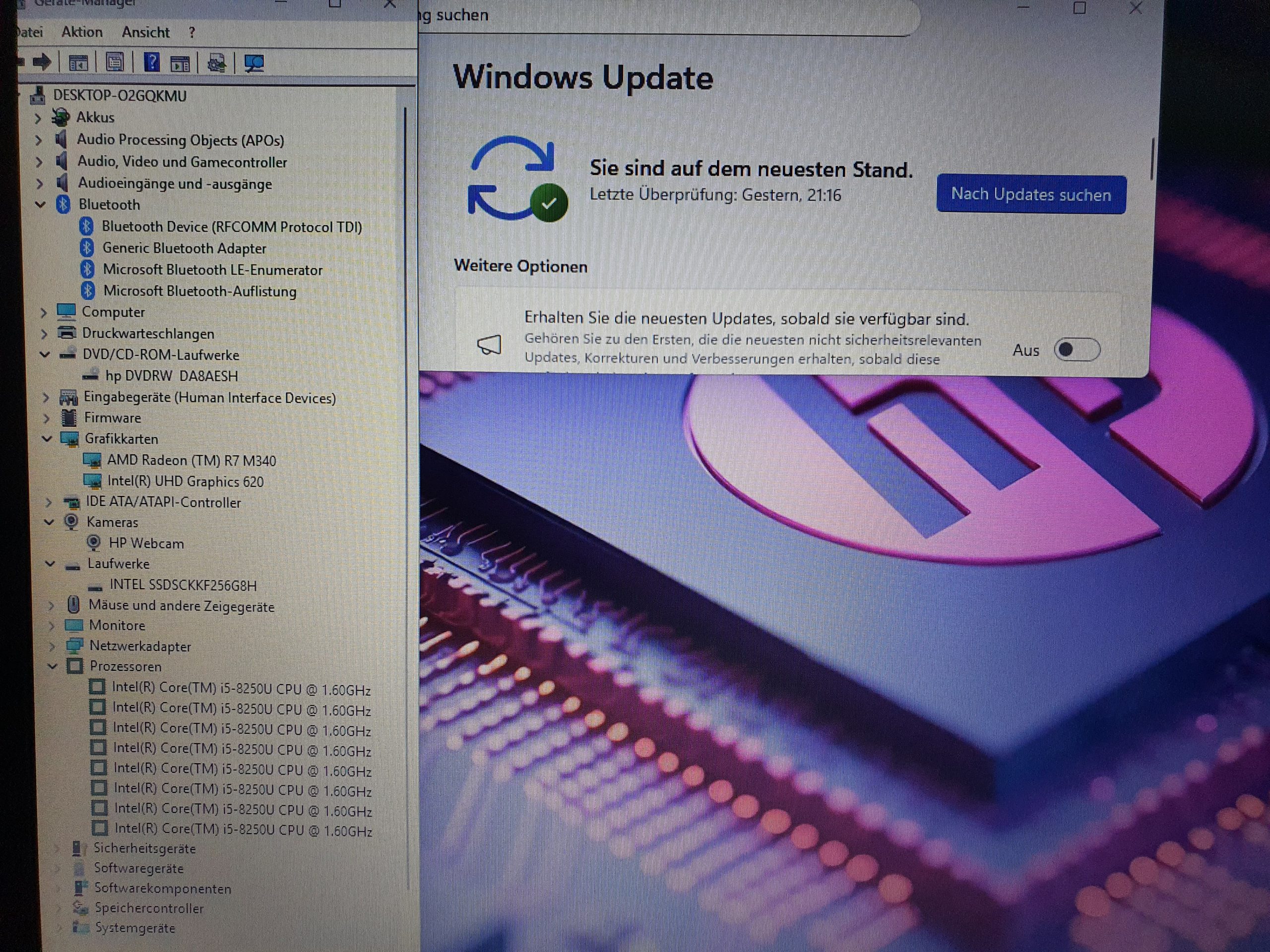 HP Laptop 17-bs109ng i5-8250U 8GB RAM 17,3 Zoll 256GB SSD Win 11 – Bild 9