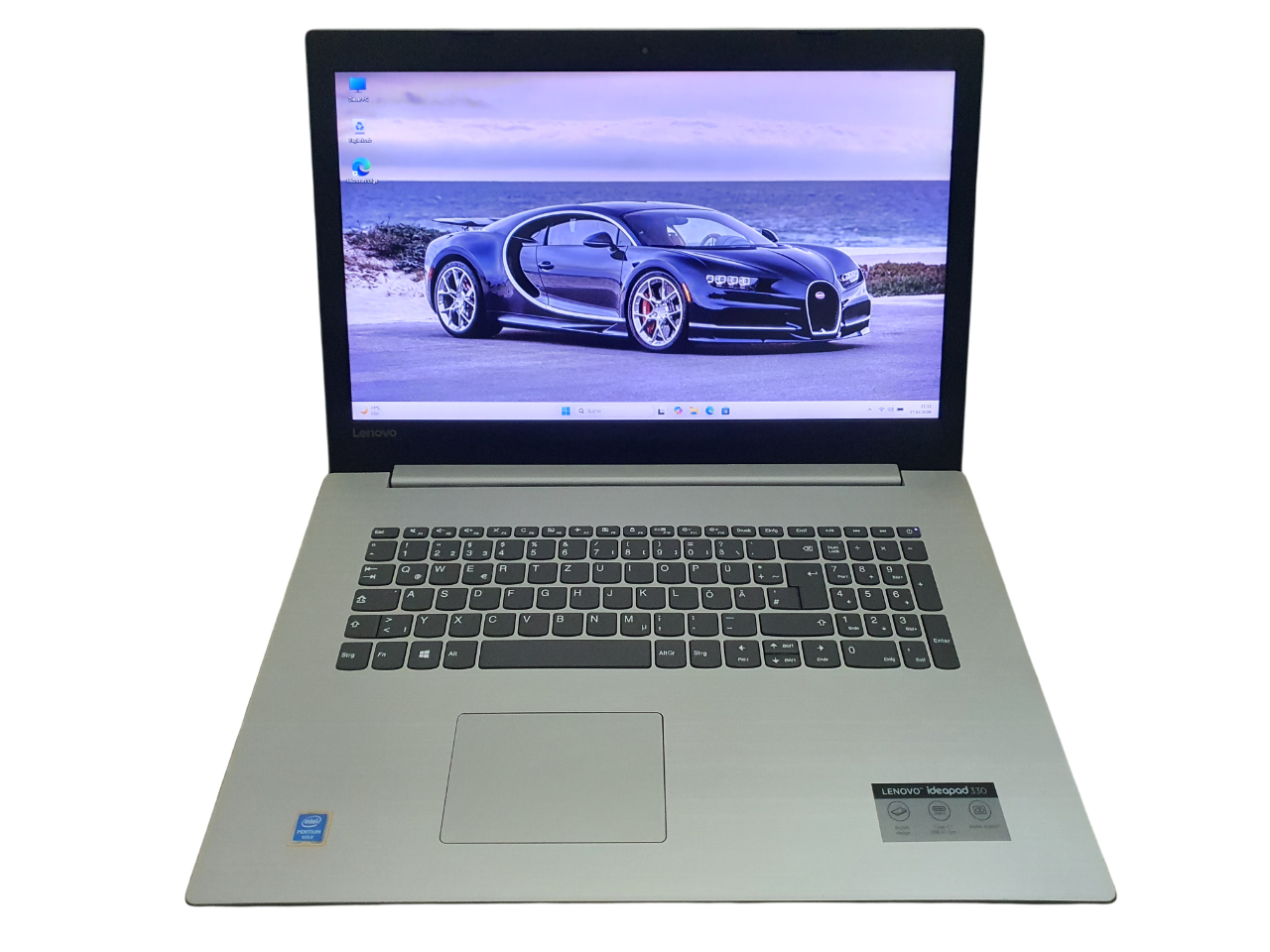 Lenovo IdeaPad 330 Laptop 17,3 Zoll Intel Pentium 4415U Gold 2 Festplatten Win11