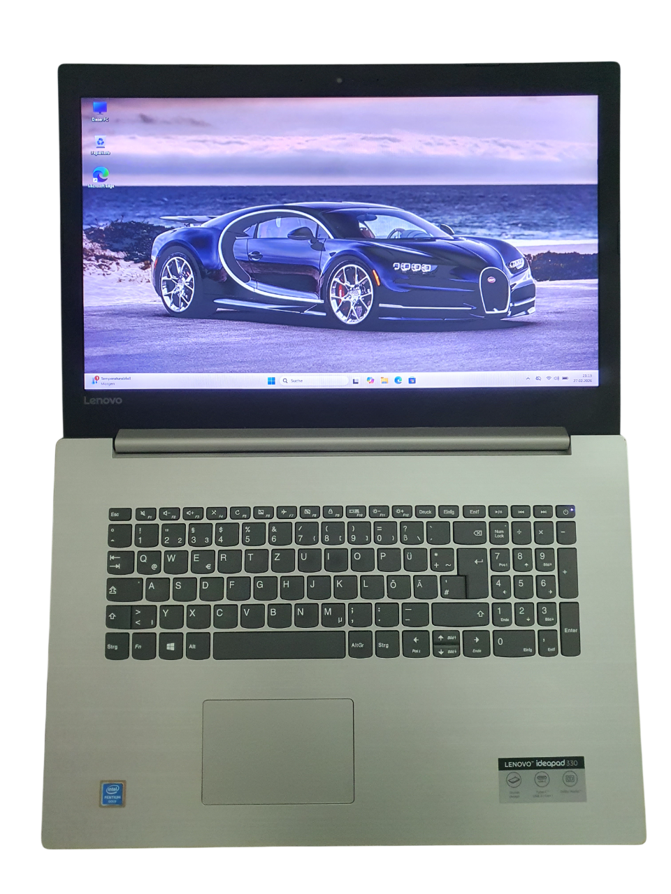 Lenovo IdeaPad 330 Laptop 17,3 Zoll Intel Pentium 4415U Gold 2 Festplatten Win11 – Bild 4