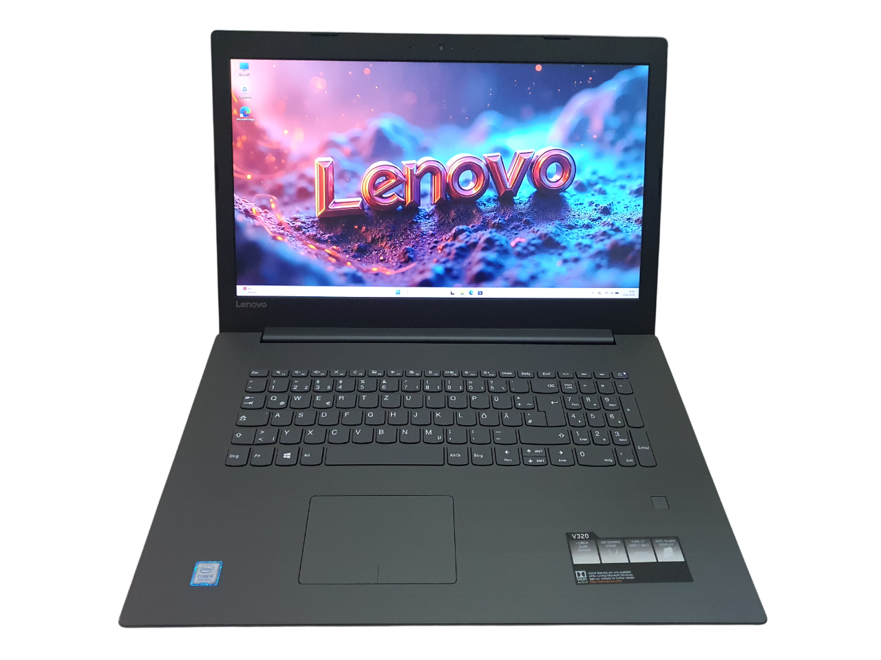Lenovo V320 17,3 Zoll Full HD Laptop i5-8250U 8GB RAM 256GB SSD Win 11 wie NEU