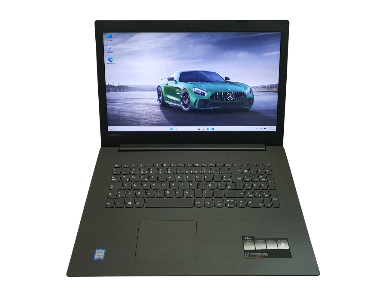 Lenovo V320 17,3 Zoll Laptop i5-8250U 8GB RAM 256GB SSD Win 11 fast wie NEU