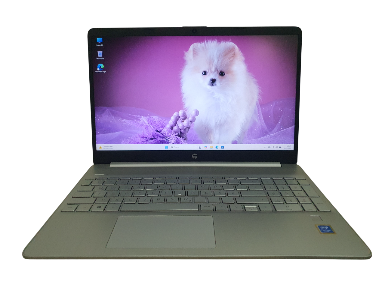 HP 15s-fq0210ng 15,6 Zoll Full HD Laptop Gold 5405U 8GB RAM 256GB SSD Win 11 – Bild 4