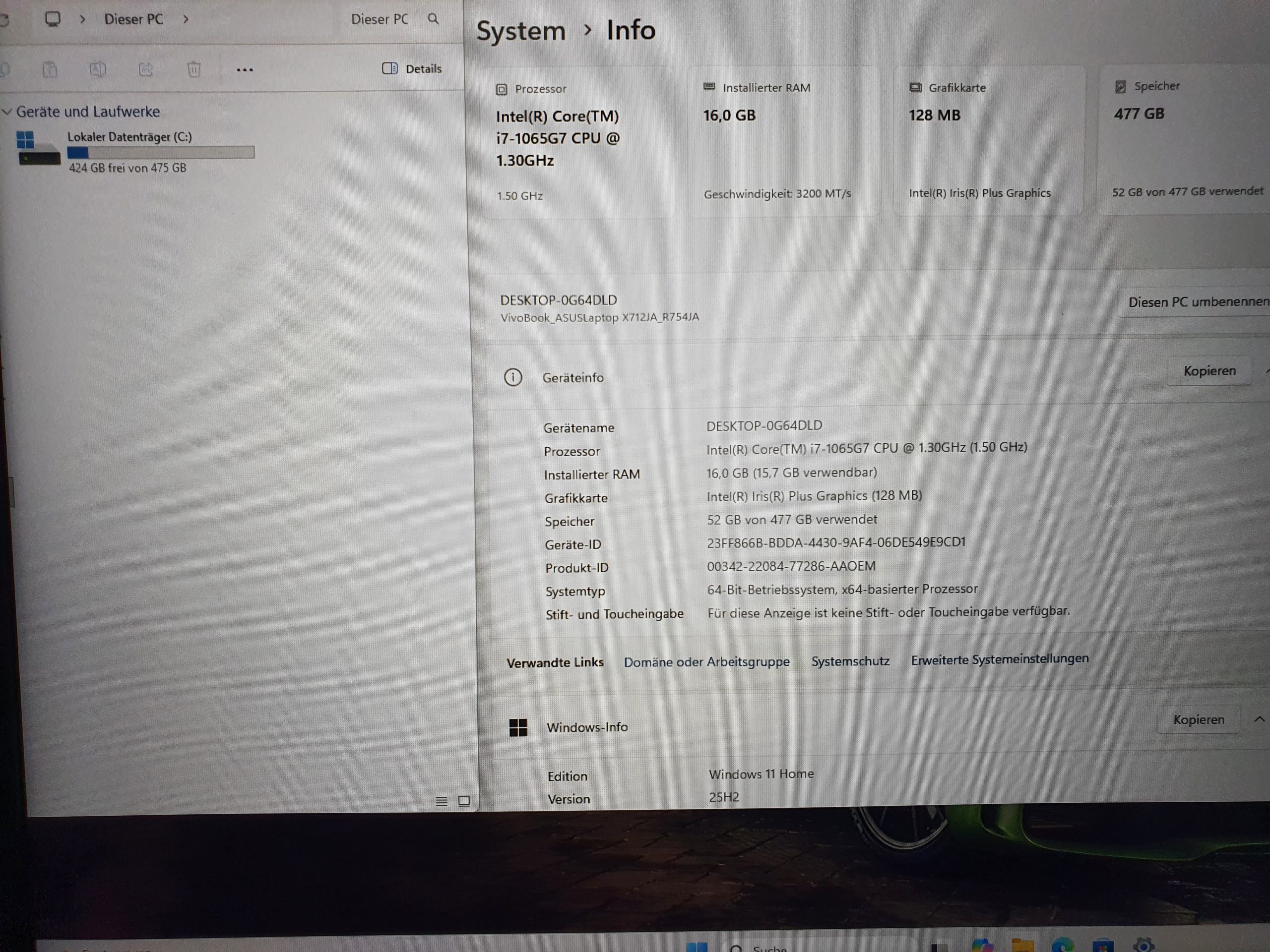 Asus VivoBook R754J i7-1065G7 17,3 Zoll Full-HD 16GB RAM 512GB SSD Win 11 – Bild 9
