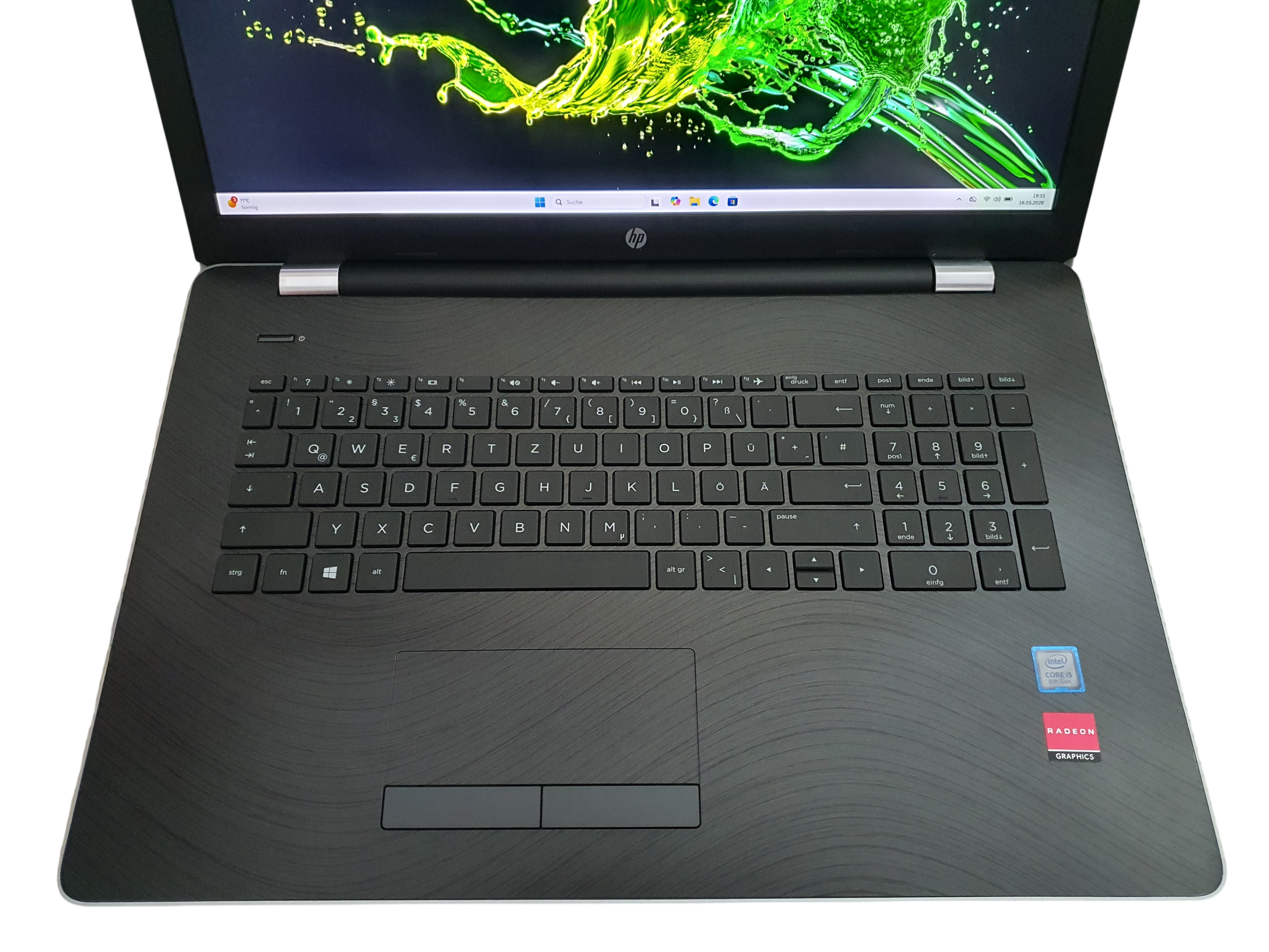 HP Laptop i5-8250U 17,3 Zoll Full-HD mit 2 Festplatten + DVD Brenner Win 11 – Bild 4
