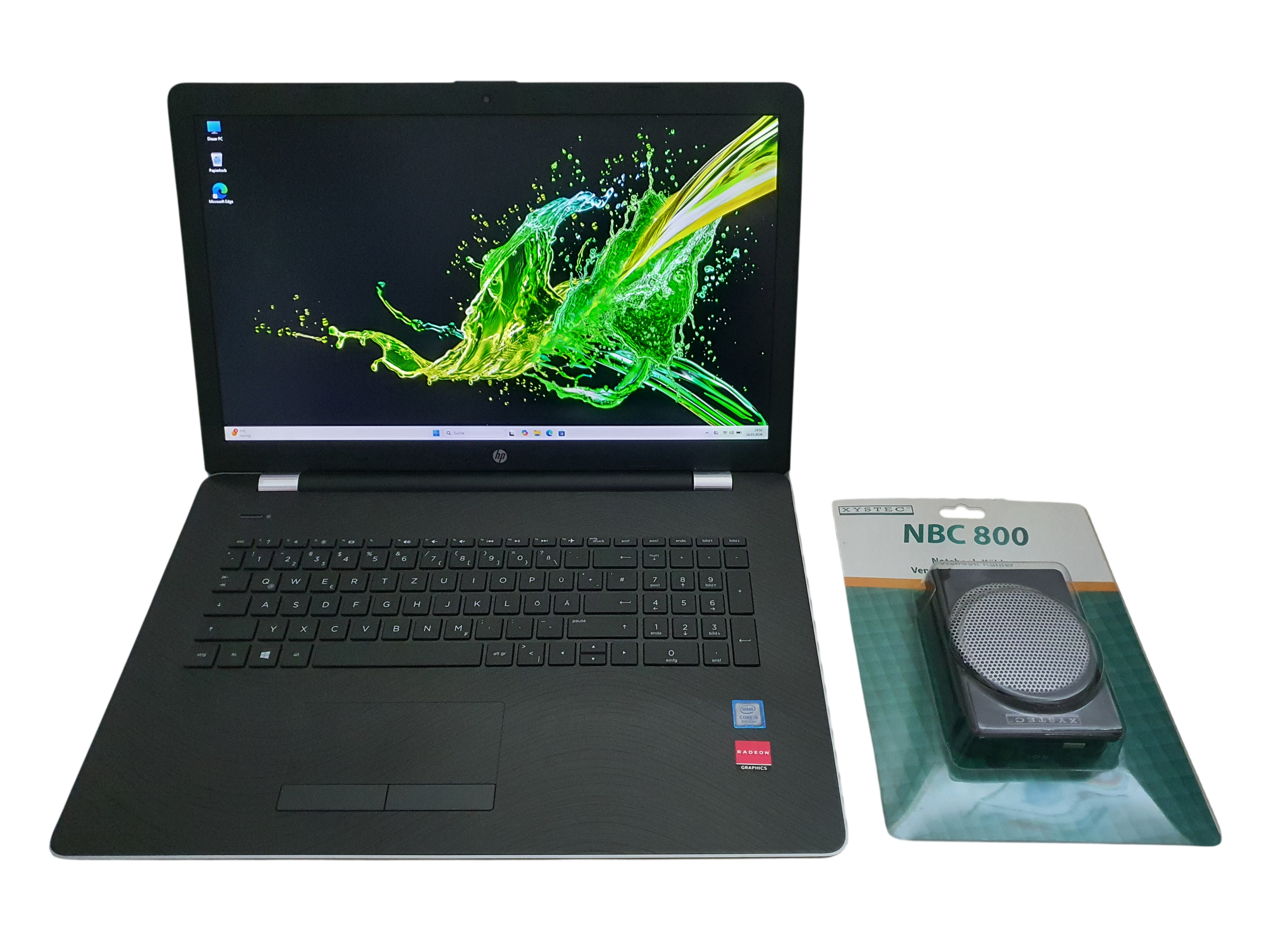HP Laptop i5-8250U 17,3 Zoll Full-HD mit 2 Festplatten + DVD Brenner Win 11 – Bild 2